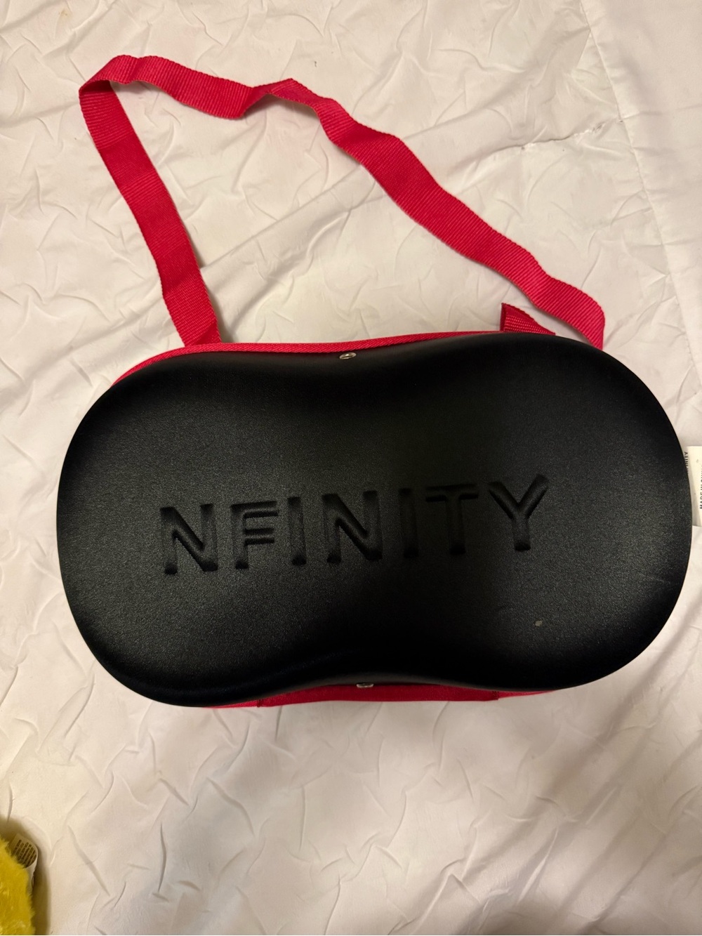 NFINITY Black VR Travel Case with Red Strap